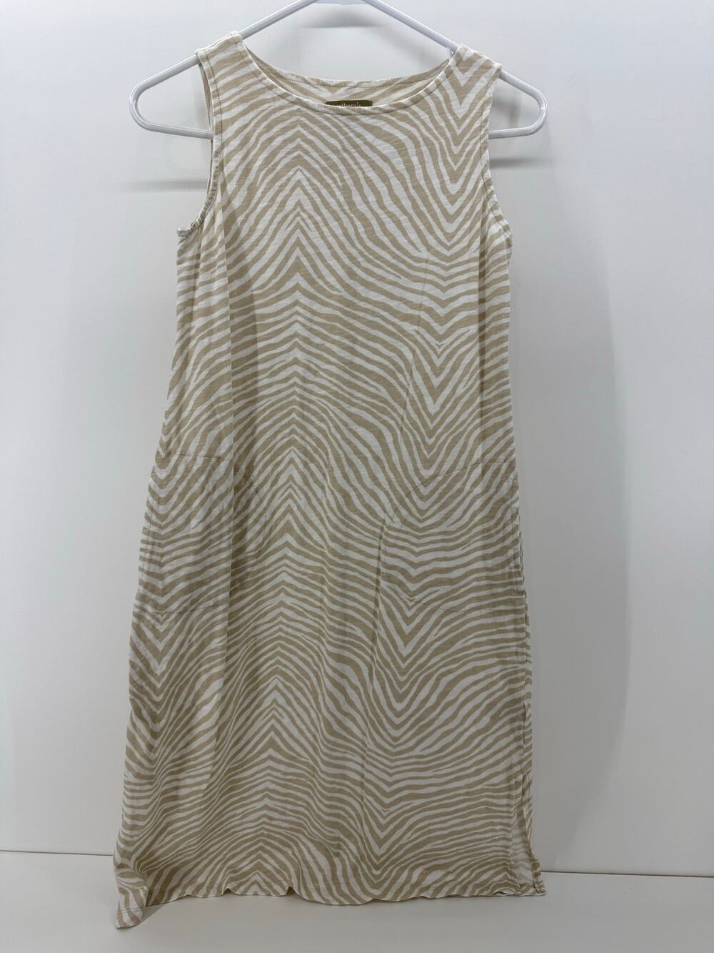 Womens Denim & Co. Naturals A-line Midi dress - size XXS
